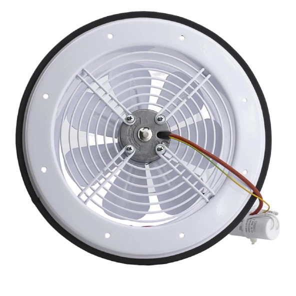 Banyo Wc Havalandırma Aspiratörü Fanı Aksiyel Baca Kirli Hava Kötü Koku Fan Metal Vantilatör 160 mm - Resim 6