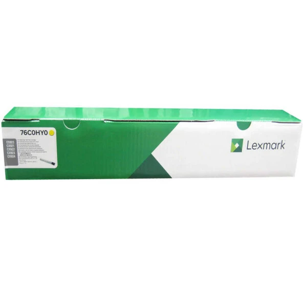 Lexmark 76C0HY0 Sarı Orjinal Toner Yüksek Kapasiteli