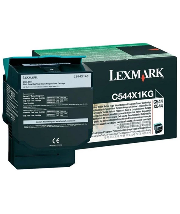 Lexmark C544X1KG Siyah Orjinal Toner