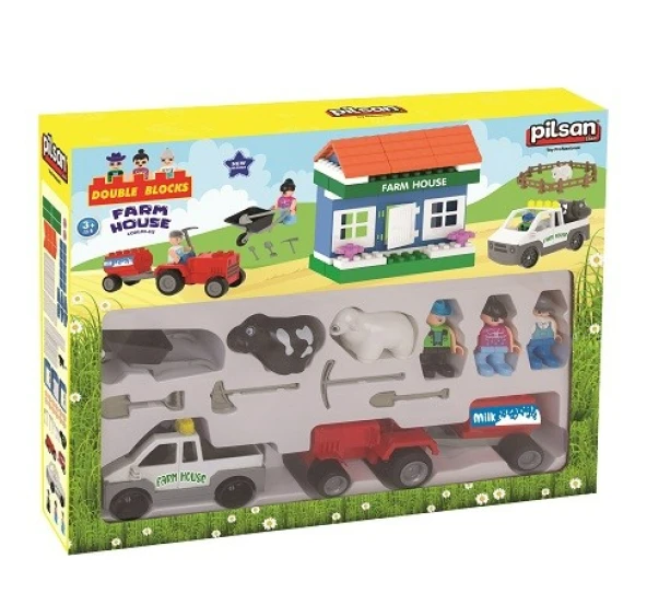 Pilsan 03-615 Çiftlik Seti Oyuncak Eğitici Eğlenceli Oyuncak