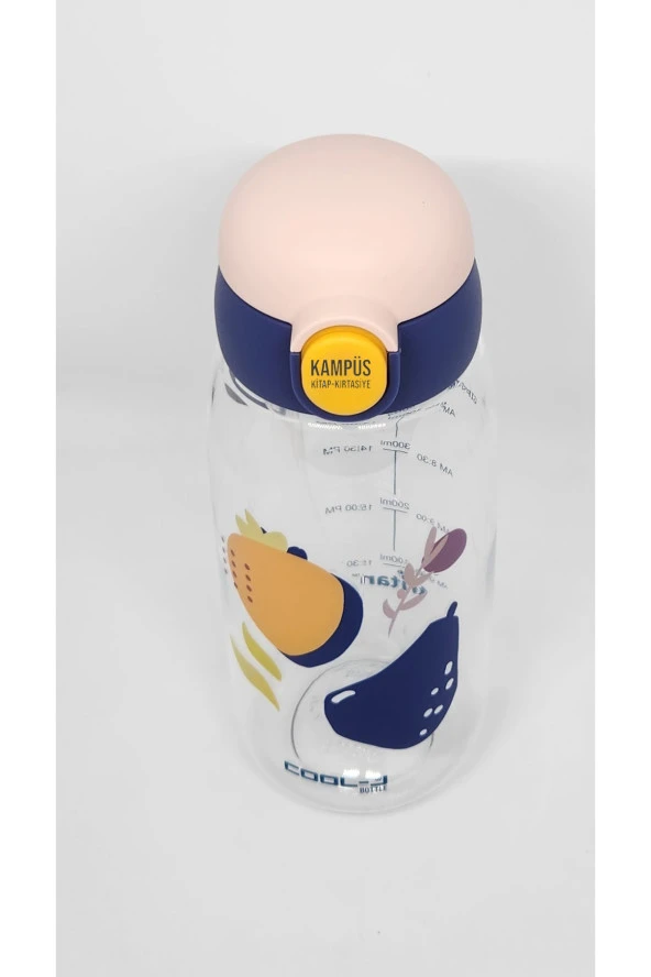 Gıpta Cool-J Medium 600ml Mavi-Pembe Kilitli Tritan K7549 Matara - 3