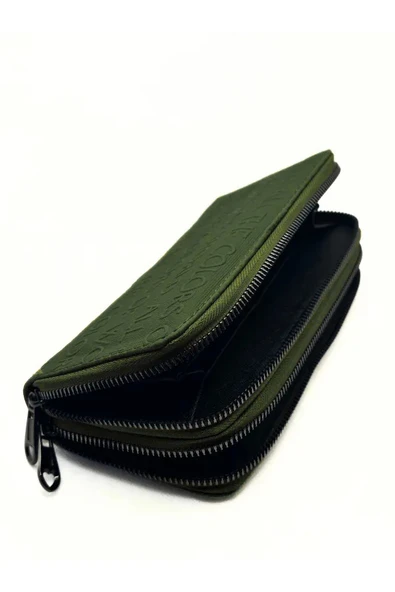 Bagorama COLO Kadın Baskılı Çift Fermuarlı Kartlık Bozuk Para Gözlü Cüzdan - 9