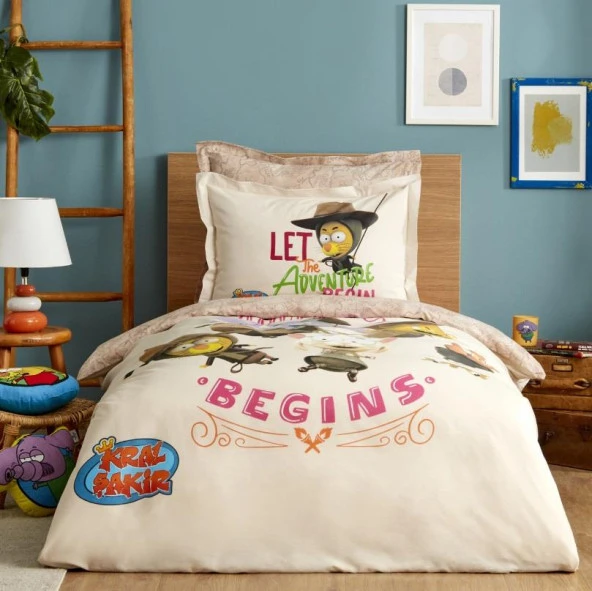 Karaca Home X Kral Şakir Macera Başlıyor Tek Kişilik Nevresim Takımı - 2