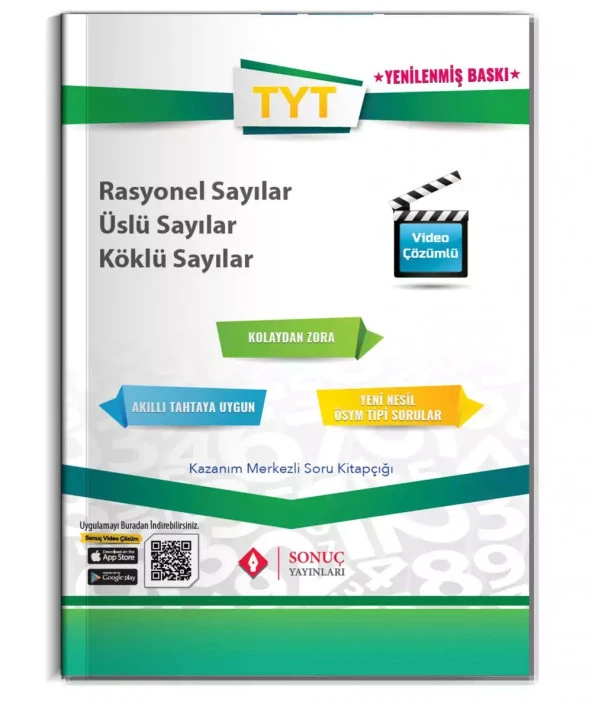 Sonuç Yayınları TYT Rasyonel Sayılar Üslü Sayılar Köklü Sayılar 2023-2024