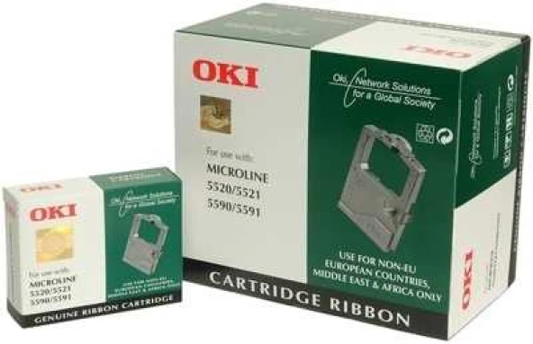 Oki 5520 (01277801) Siyah Orjinal 16lı Paket Şerit