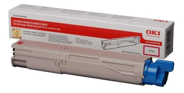 Oki C3300 (43459346) Kırmızı Orjinal Toner