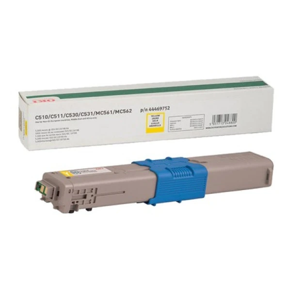 Oki C510 (44469752) Sarı Orjinal Toner