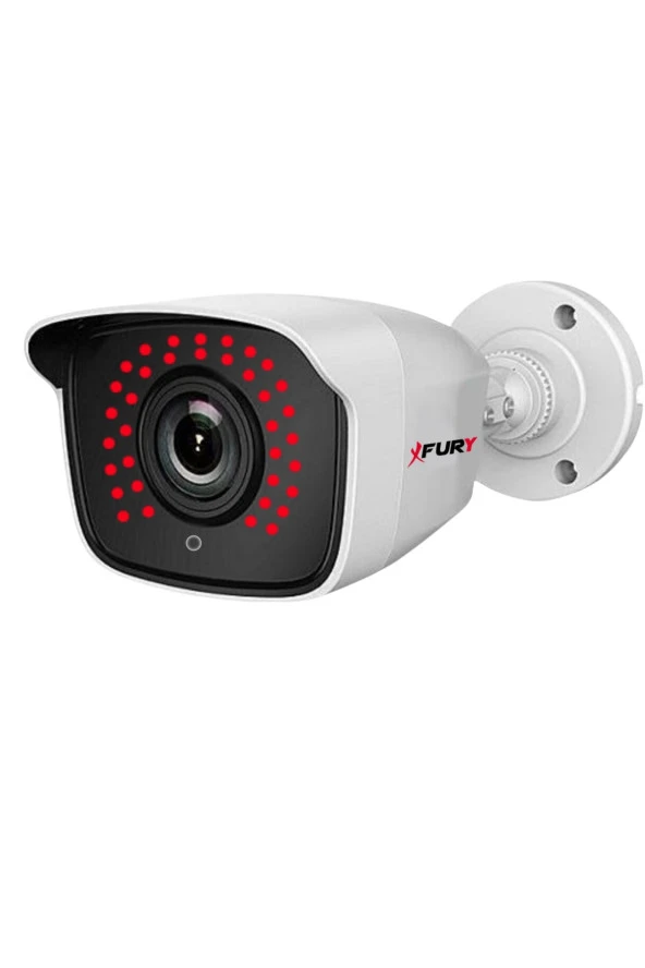 FURY 5 Kameralı 5mp 3.6mm Lens 2mp Görüntü 36 Led Gece Görüşlü FullHd Güvenlik Kamerası 2236 1 TB - 4