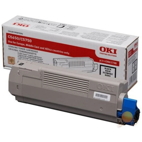 Oki C5650 (43865740) Siyah Orjinal Toner