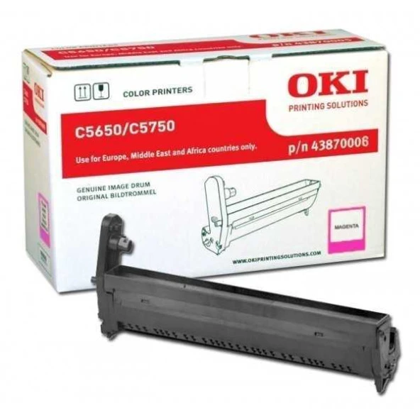 Oki C5650 (43870006) Kırmızı Orjinal Drum Ünitesi