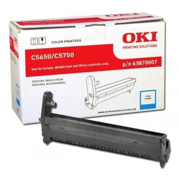 Oki C5650 - (43870007) Orjinal Mavi Drum Ünitesi