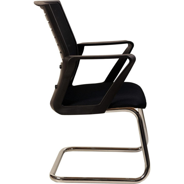 Clk Tekstil Evo Fileli Ofis Koltuğu U Krom Ayak Bekleme Misafir Koltuğu - 2