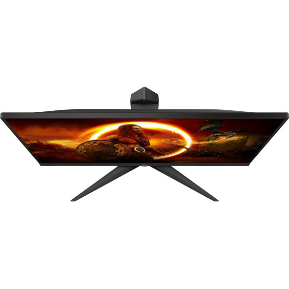 AOC Gaming 24G2SP - 24 inç FHD monitör, 165 Hz, 1 ms, FreeSync Premium  siyah/kırmızı ÖLÜ PİKSELLİ KUTU HASARLI - Resim 2