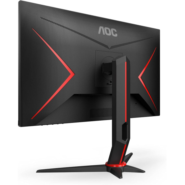 AOC Gaming 24G2SP - 24 inç FHD monitör, 165 Hz, 1 ms, FreeSync Premium  siyah/kırmızı ÖLÜ PİKSELLİ KUTU HASARLI - Resim 3