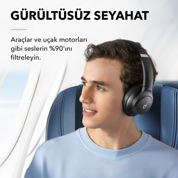 Anker SoundCore Life Q20i Kulak Üstü Bluetooth Kulaklık - 2