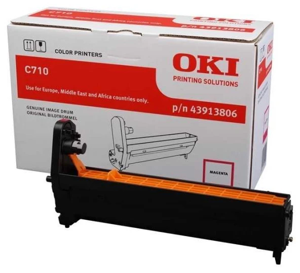 Oki C710 (43913806) Kırmızı Orjinal Drum Ünitesi