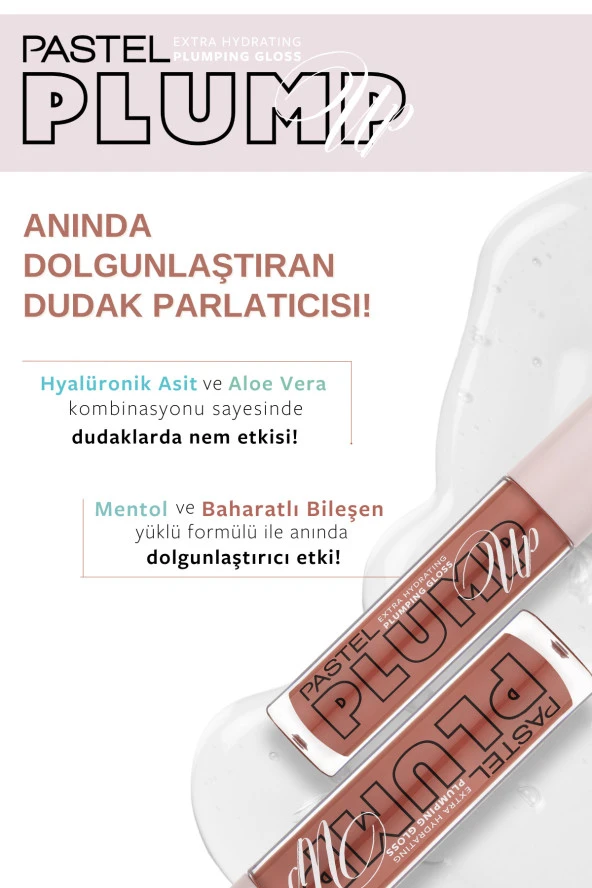 Plump Up Extra Hydrating Plumping Gloss - Dolgunlaştıran Dudak Parlatıcısı 205 Just Natural - 6