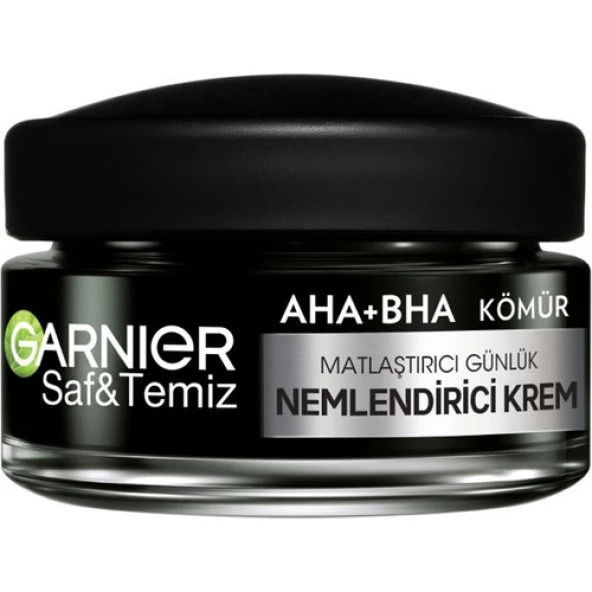 Garnier Aha Bha Kömür 3Ü 1 Arada Matlaştırıcı Günlük Nemlendirici Krem 50ml