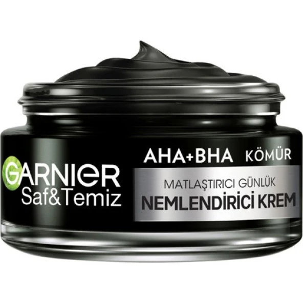 Garnier Aha Bha Kömür 3Ü 1 Arada Matlaştırıcı Günlük Nemlendirici Krem 50ml - 2
