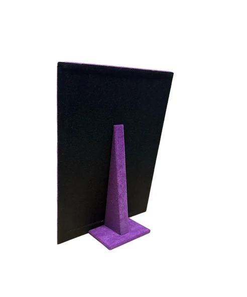 Dikey Kolye Bileklik Tesbih Standı Zincirlik Mor - Resim 3