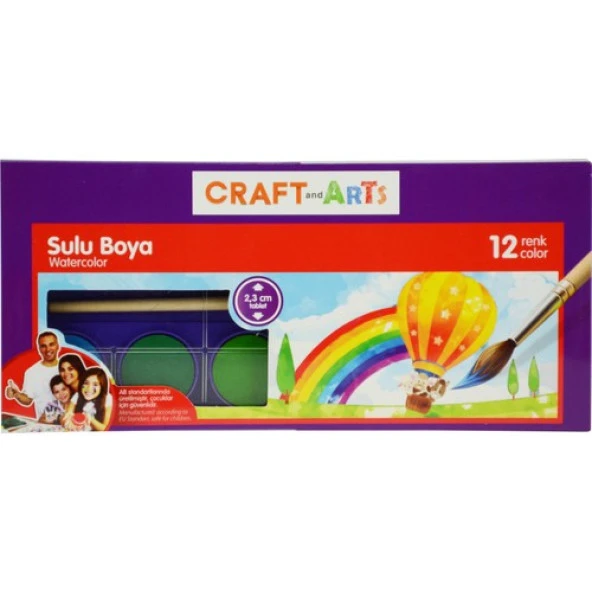 Craft Art Sulu Boya 12 Li Küçük