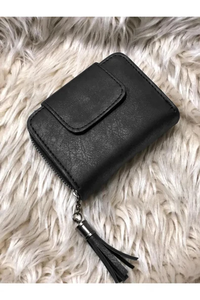 Bagorama NOBA Kadın Küçük Nubuk Kumaş Kartlık ve Cüzdan - 1