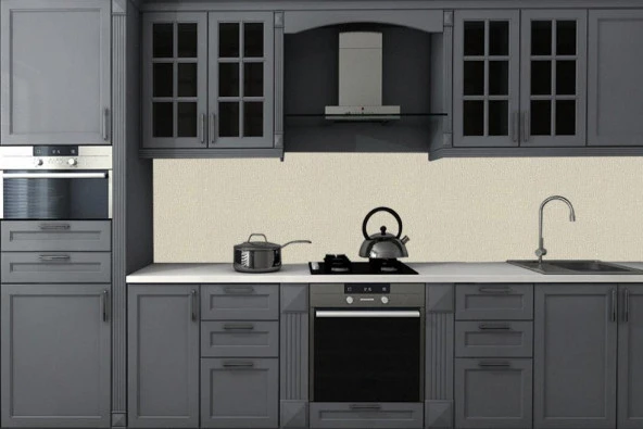 Renkli Duvarlar 50x280cm Krem Folyolu Yapışkanlı Isı Ve Ses Yalıtımını Destekler Boyanabilir Duvar Paneli Kağıdı - Resim 7