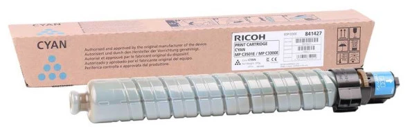 Ricoh MP-C2800 Mavi Orjinal Fotokopi Toner