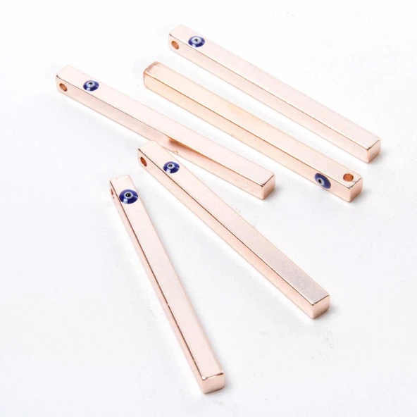 Nazar Boncuklu Kare Çubuk Aparat ürün görseli 1