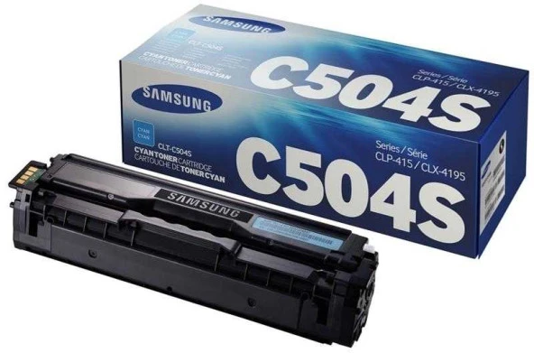 Samsung CLT-C504S Mavi Orjinal Toner