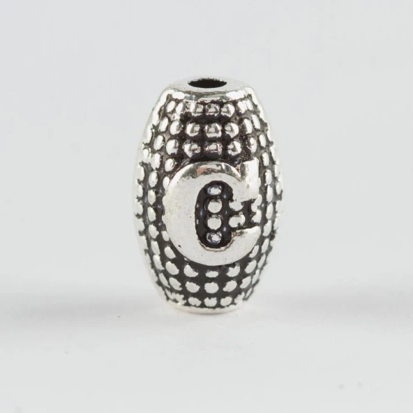 8 mm Arpa Kesim Metal Harf ( metal tesbih harfi ) ürün görseli 1