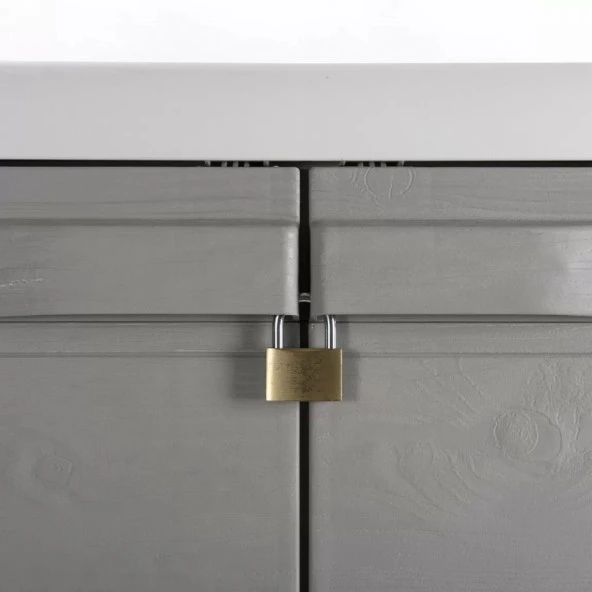 Bahçe Balkon Kiler Plastik Dolap 76x46x101cm - 3