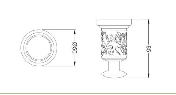 Bocchi Orient Bornoz Askılık Tekli Altın 3002 0001 EG - Resim 2