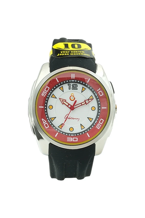 Galatasaray Orijinal Silikon Kordonlu Kol Saati Hediyelik Ahşap Kutulu - 2