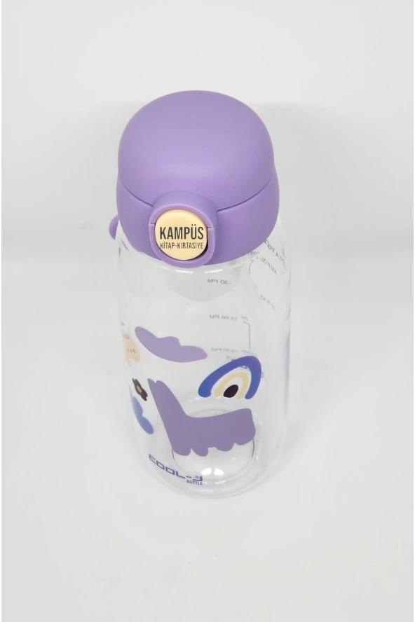 Gıpta Cool-J Medium 600ml Lila Kilitli Tritan K7551 Matara