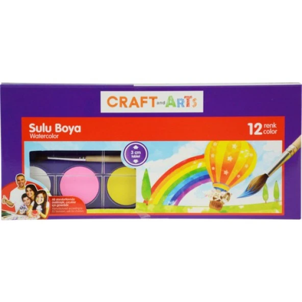 Craft Art Sulu Boya 12 Li U1557kk