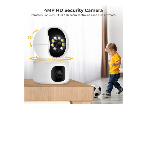 Çift Kamera (Dünyanın Her Yerinden Canlı İzleme+Hareket Ettirme+Kayıt yapma + Kayıtları İzleme) - 3