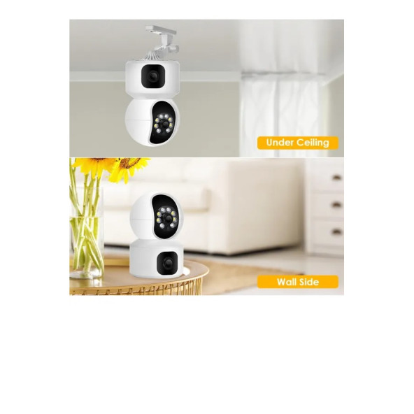 Çift Kamera (Dünyanın Her Yerinden Canlı İzleme+Hareket Ettirme+Kayıt yapma + Kayıtları İzleme) - 4