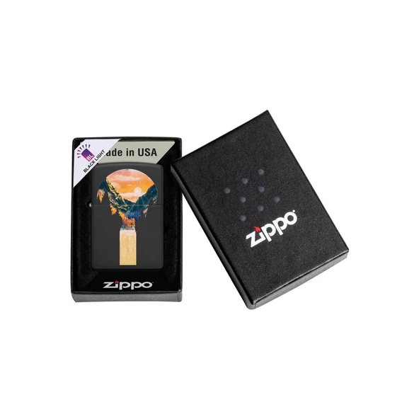 Zippo Çakmak 48676 Mountain Waterfall Design - 5