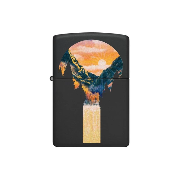 Zippo Çakmak 48676 Mountain Waterfall Design