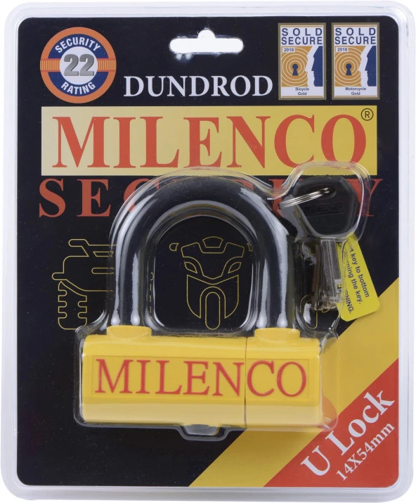 Milenco 1335 14x54mm Motosiklet U Kilit - 2