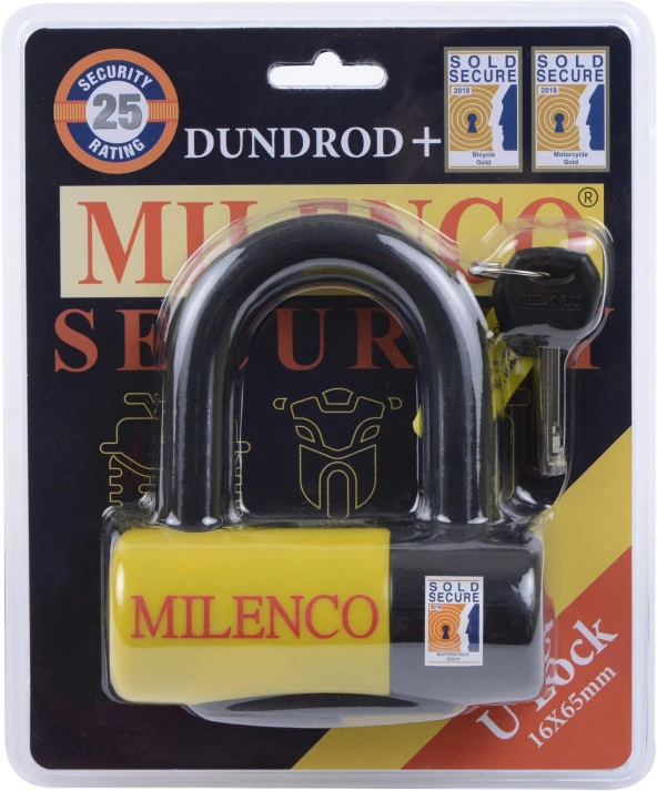 Milenco 1304 16x55mm Motosiklet U Kilit - 2