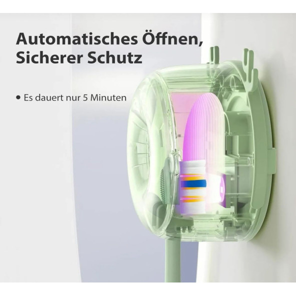 SOOCAS ELEKTRİKLİ DİŞ FIRÇASI & UVC STERİLİZASYON YEŞİL - 4