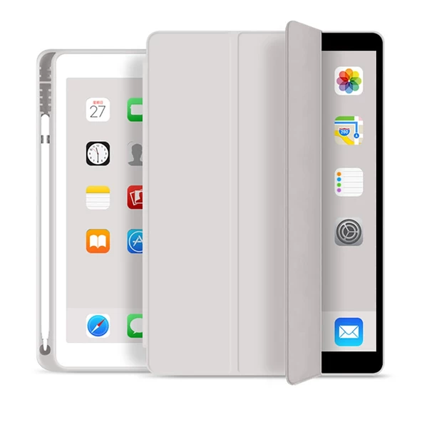 Apple iPad Pro 9.7 Kılıf Kalem Bölmeli Smart Case A1673 A1674 A1675 - 10