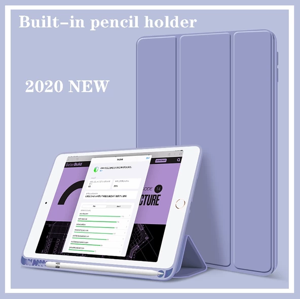 Apple iPad Pro 9.7 Kılıf Kalem Bölmeli Smart Case A1673 A1674 A1675