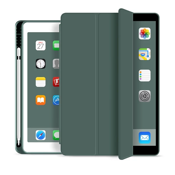 Apple iPad Pro 9.7 Kılıf Kalem Bölmeli Smart Case A1673 A1674 A1675 - 9