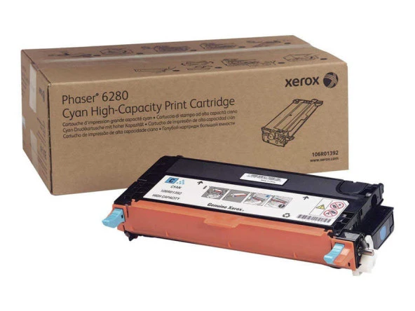 Xerox 6280 (106R01400) Mavi Orjinal Toner