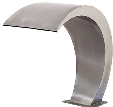 Havuz şelale 12855 Kobra 1000-500 mm 316 kalite 1,2 mm Paslanmaz çelik El Yapım - 2