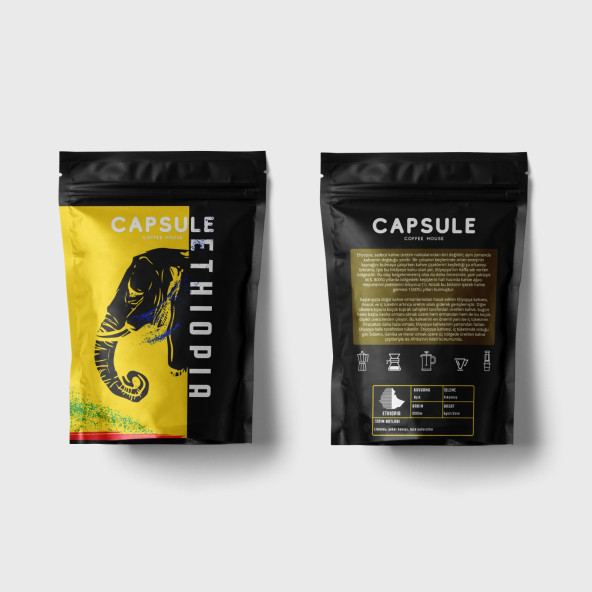 Capsule Coffee Dünya Ethiopia Filtre Öğütülmüş Kahve 250 G