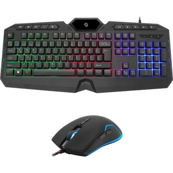 Frisby FK-4865QU Işıklı Kablolu Oyuncu Klavye Mouse Seti